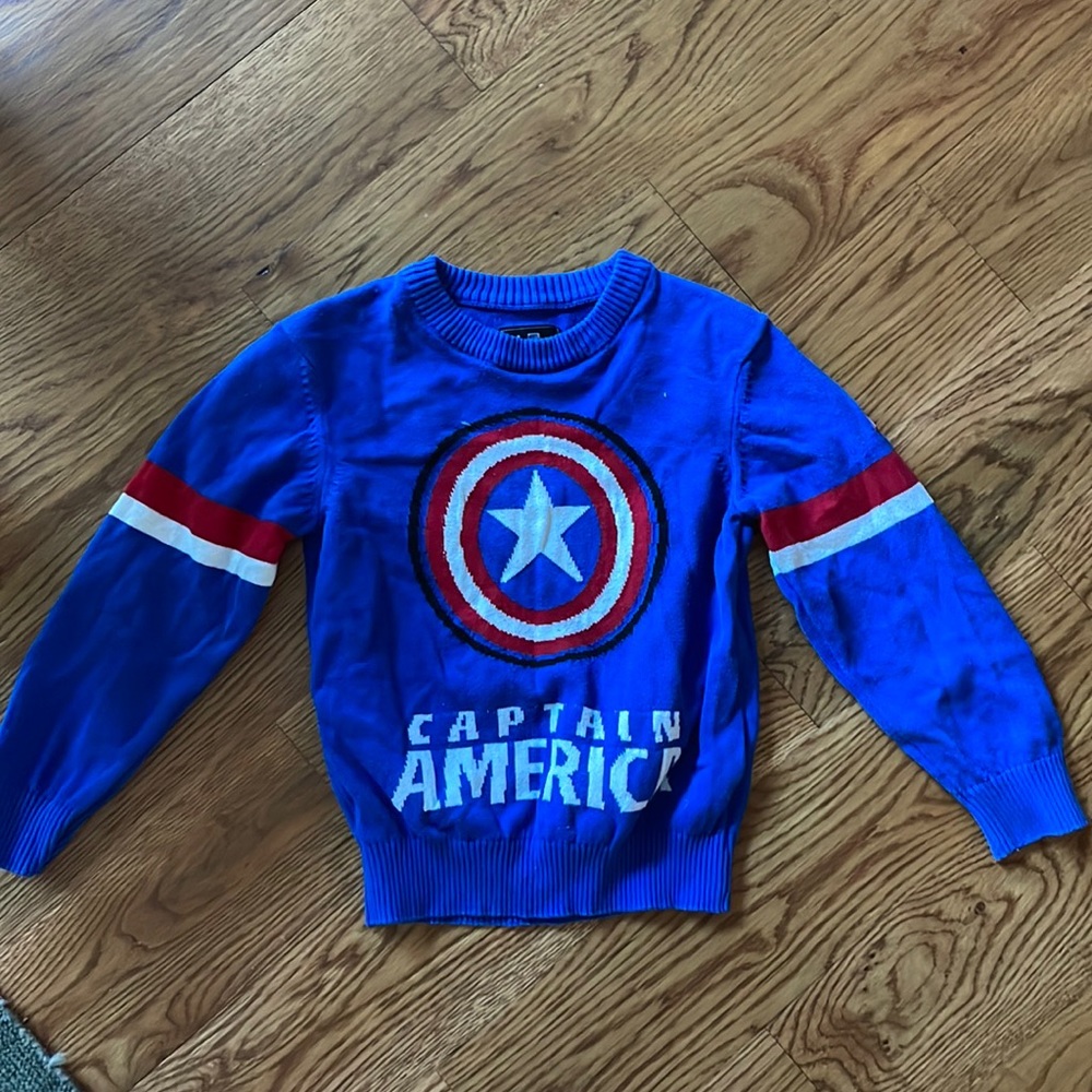 Teamspirit Avengers Captain America Sweater size 2-3 years